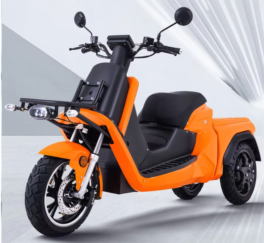 6000W fuqi me dy motorë! Bateri litium 72V 50Ah dyshe – 430 kg ngarkesë maksimale! Triçikleta lëkundëse që nuk rrëzohet kurrë!